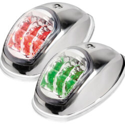 Coppia Luci di Via Evoled in acciaio inox